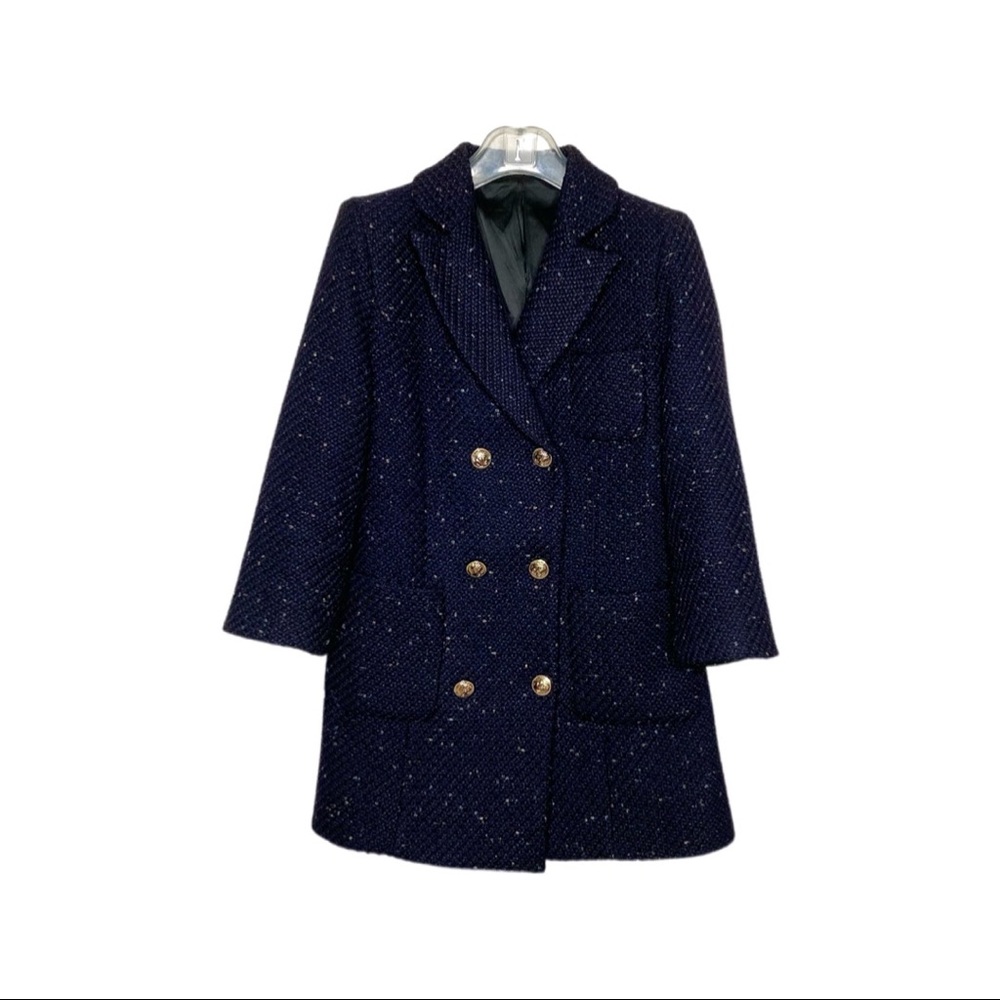 Double breasted quilted jacket